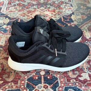Adidas Charcoal and White Running Shoes